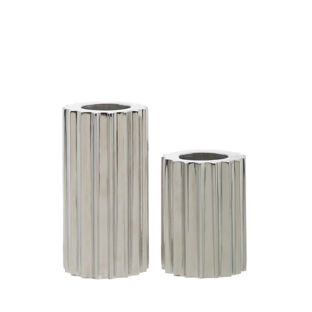 Ribb Candle Holder | Set of 2 - Plain Tiger Holders & Tools