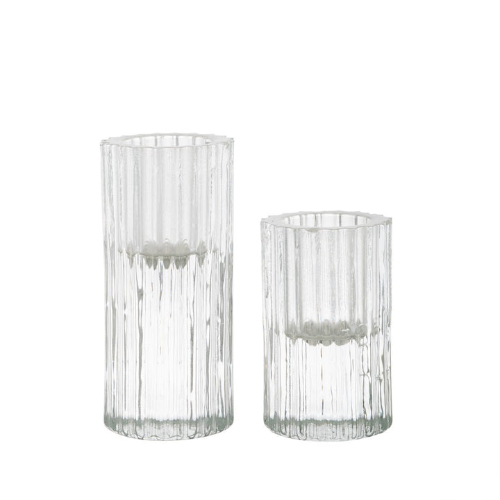 Ribb Candle Holder | Set of 2 - Plain Tiger Holders & Tools