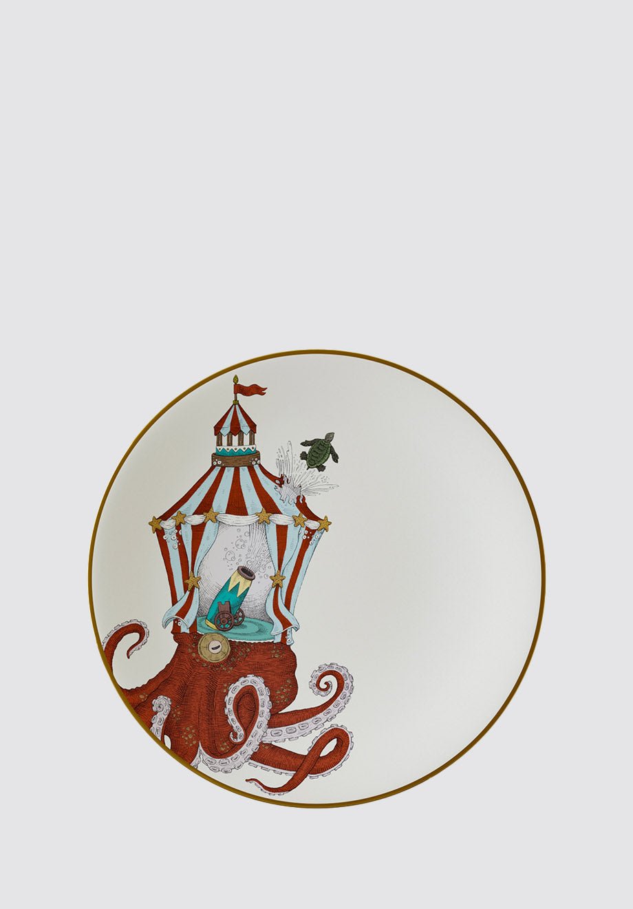 Searcus Plate - Plain Tiger Crockery