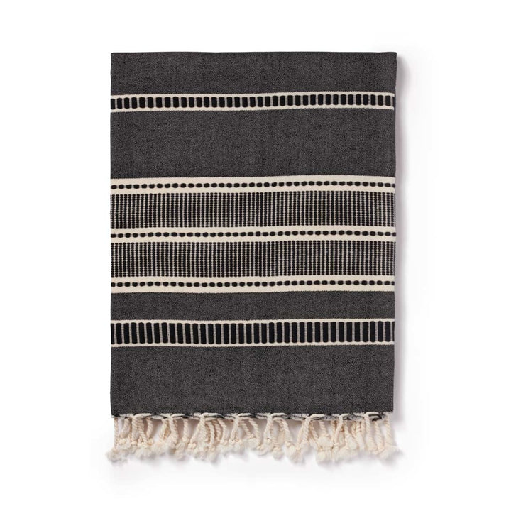 Sefa - Deluxe Organic Cotton Peshtemal - Plain Tiger Blankets & Throws