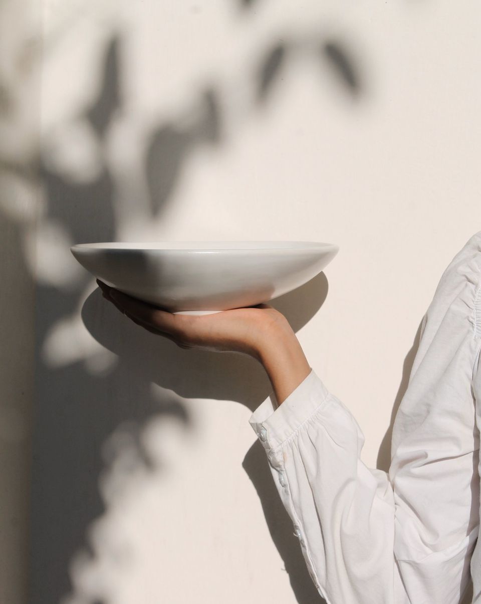 Shibumi Ripple Serve Bowl - Plain Tiger Crockery