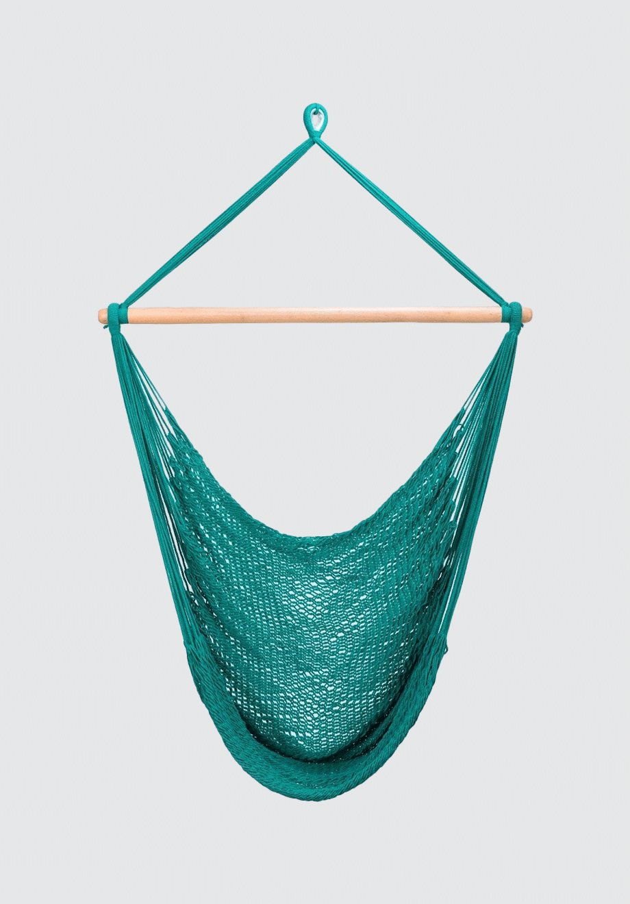 Teal Green Cotton Hammock Swing - Plain Tiger