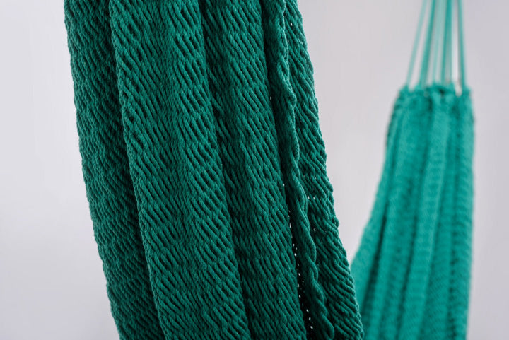 Teal Green Cotton Hammock - Plain Tiger