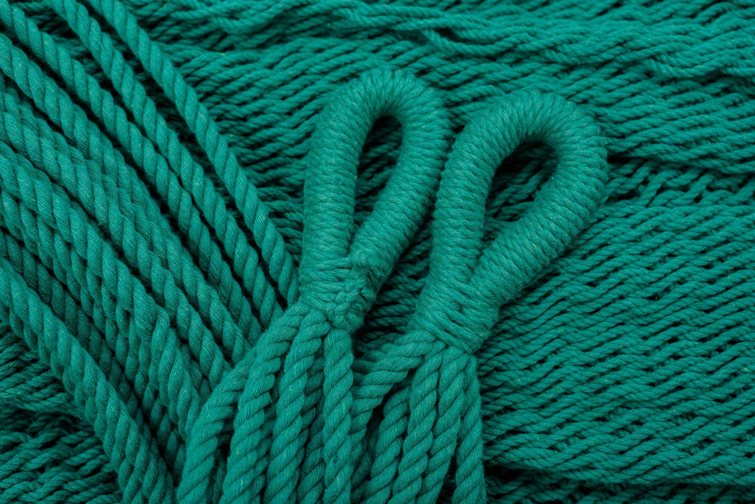 Teal Green Cotton Hammock - Plain Tiger