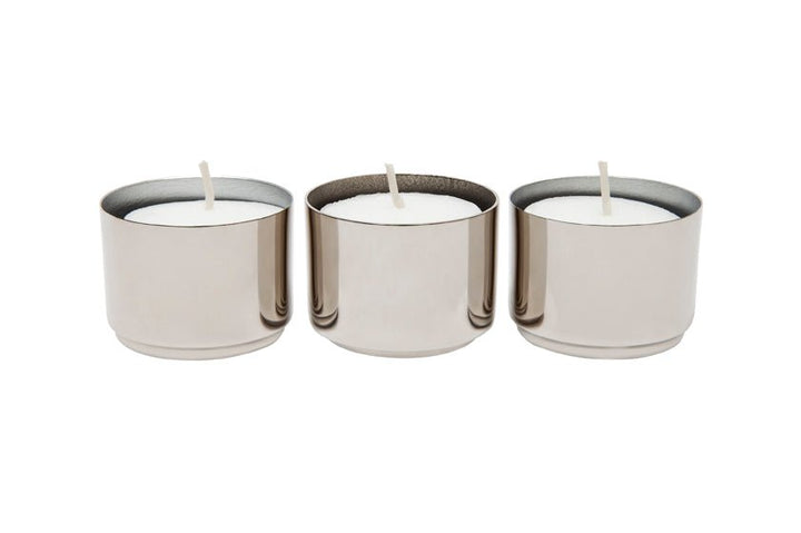 Tealight Candle Holder | Set of 3 - Plain Tiger Holders & Tools