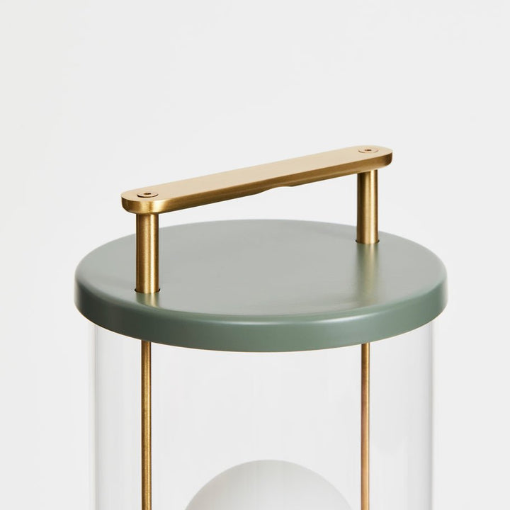 The Muse Portable Lamp | Pleasure Garden Green - Plain Tiger