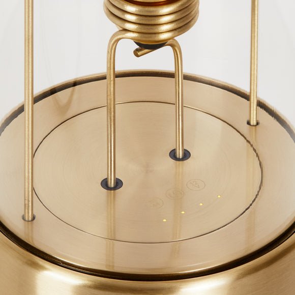 The Muse Portable Lamp | Solid Brass - Plain Tiger