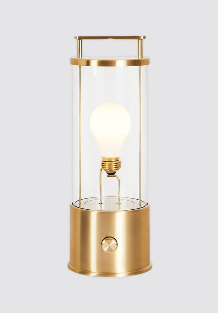 The Muse Portable Lamp | Solid Brass - Plain Tiger