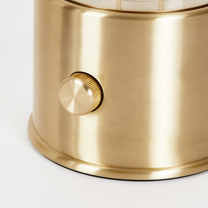 The Muse Portable Lamp | Solid Brass - Plain Tiger