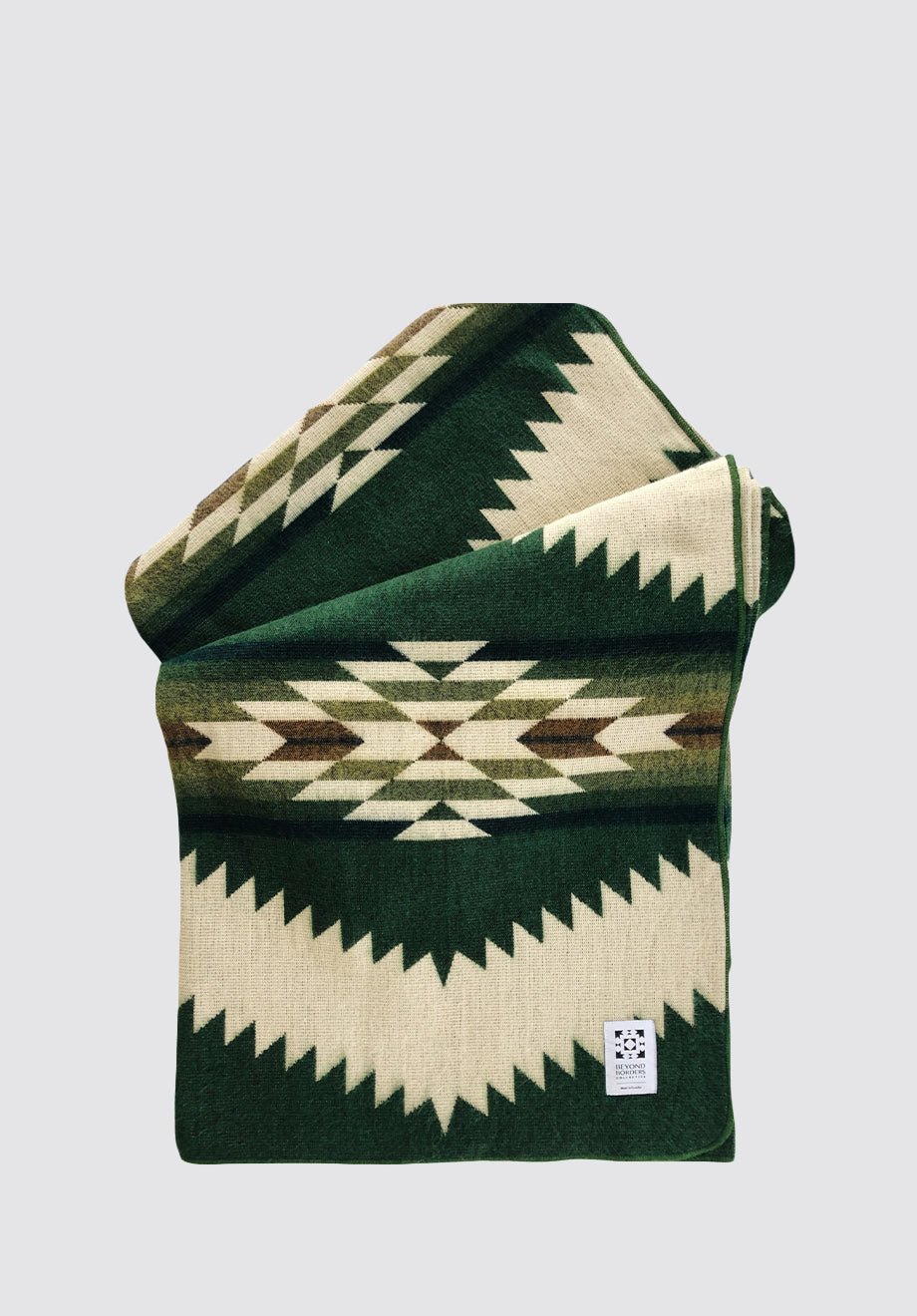 Tsachila Blanket | Forest Green - Plain Tiger Blankets & Throws