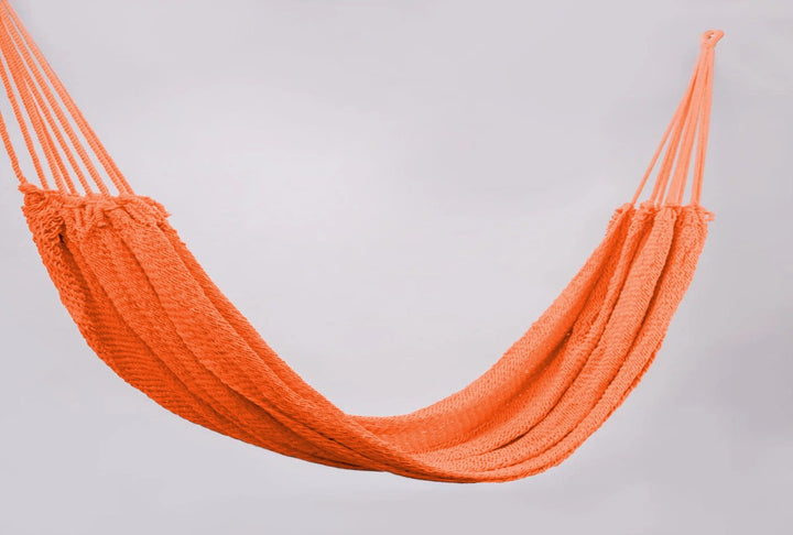 Vivid Orange Cotton Hammock - Plain Tiger