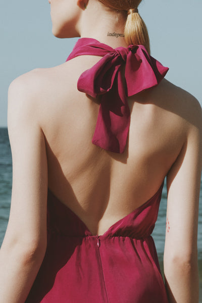 Mira Cupro Dress | Pink