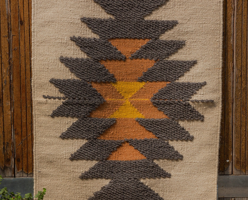 Aboli Handmade Pure Wool Ikat Wall Hanging