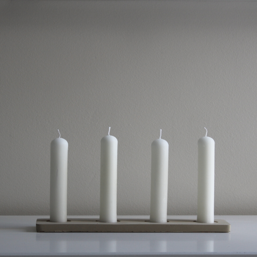 The Four Candle Tray + Candles
