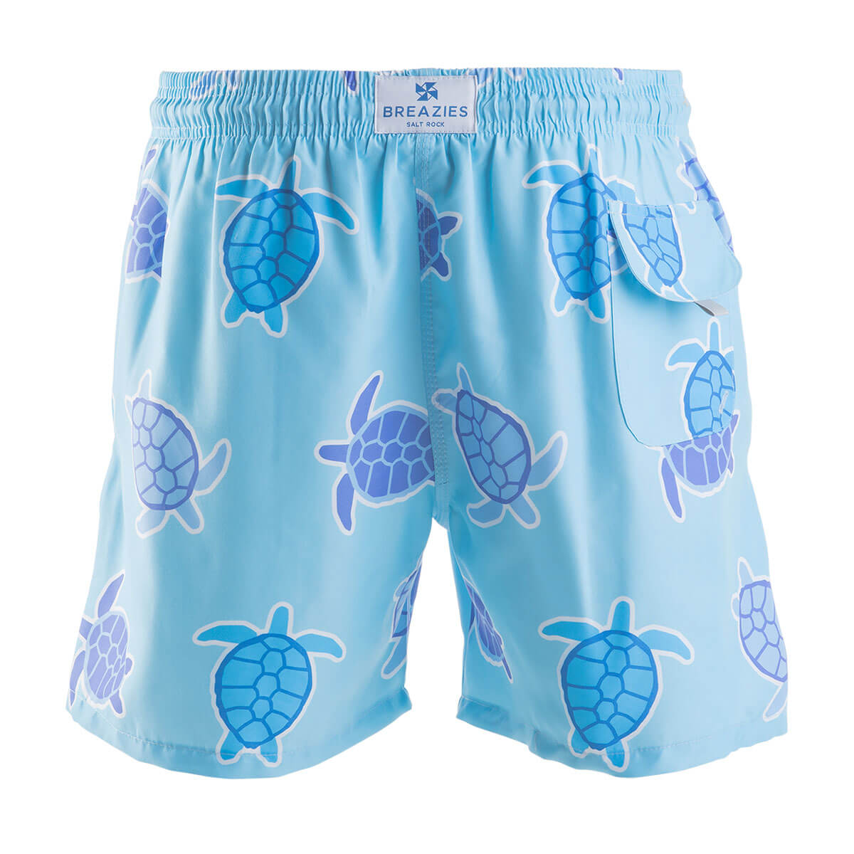 Swim Shorts - Turtles | Baby Blue