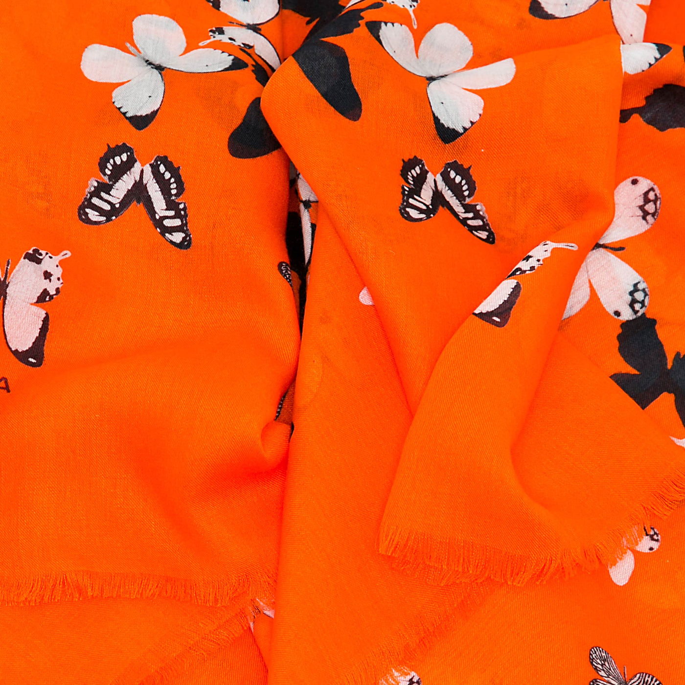Butterflies Scarf | Orange