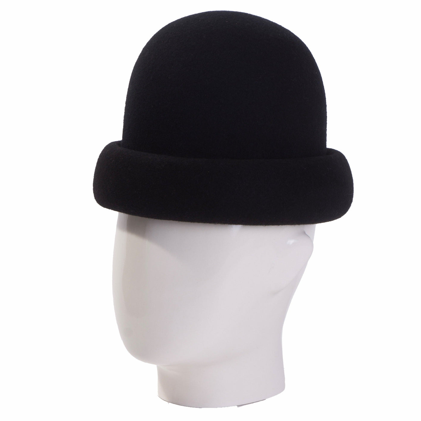 Docker Beanie Extended, Wool Felt Hat | Black