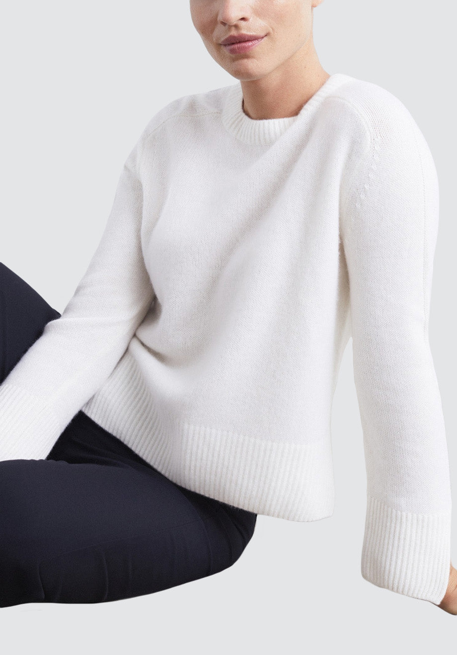 Cashmere Sweatshirt | Snow
