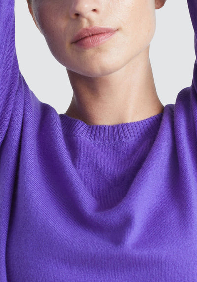 Easy Cashmere Sweatshirt | Purple