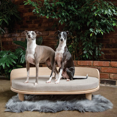 Fable Oval Bamboo Pet Lounger