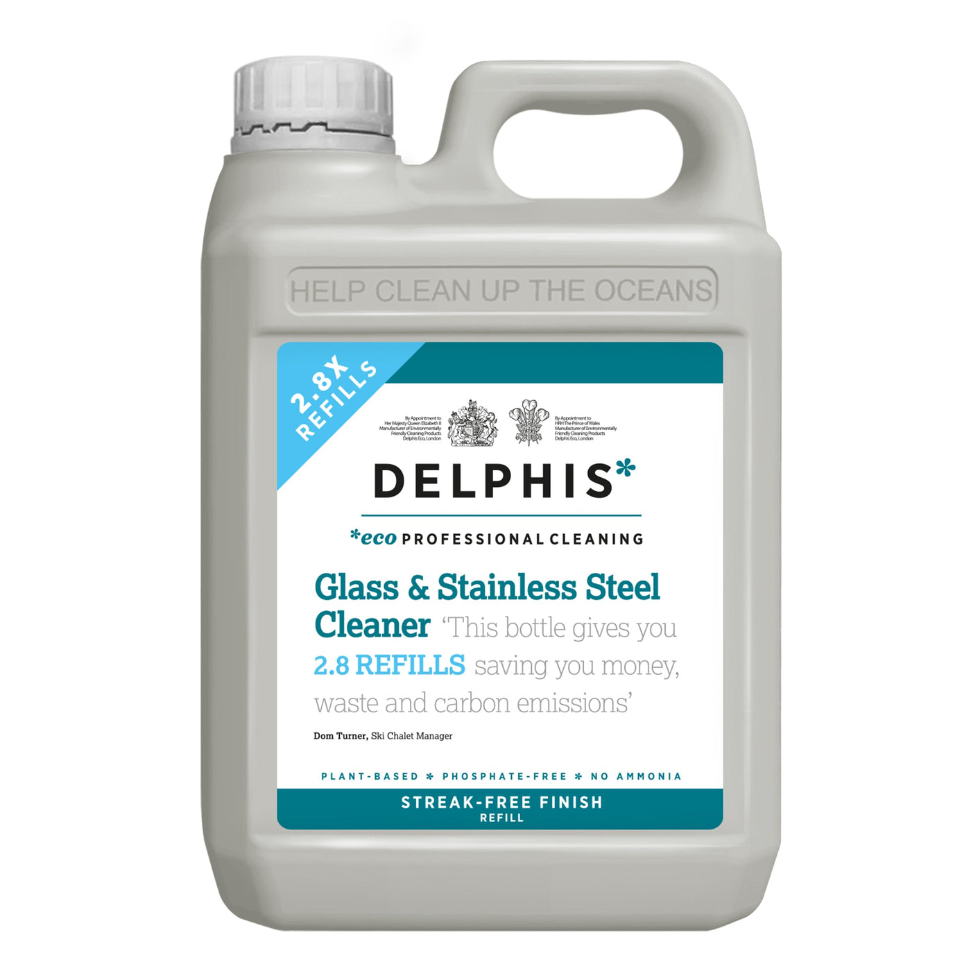 Glass and Stainless Steel Cleaner 2ltr Refill