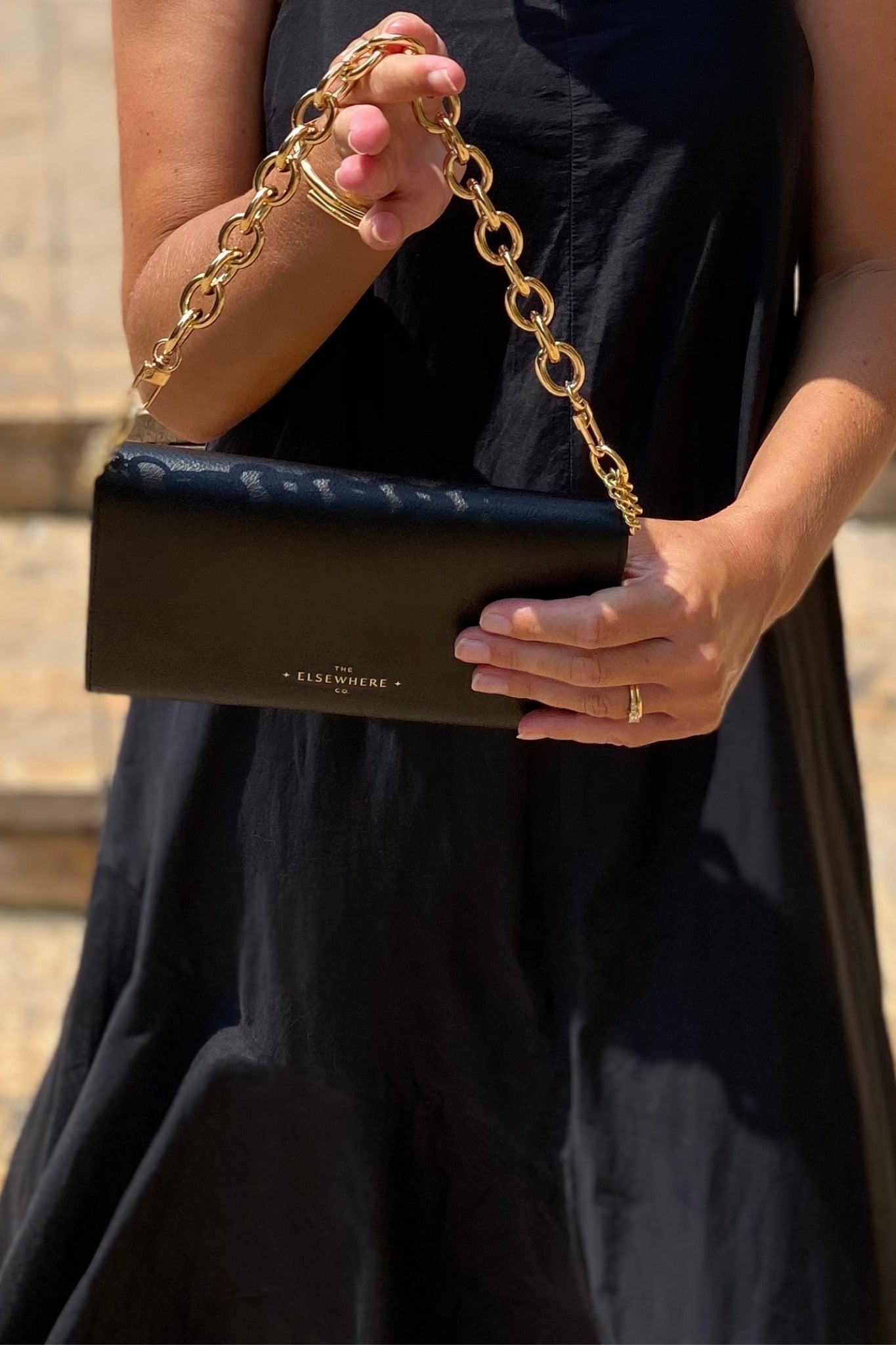 More is More, Wallet & Chunky Chain Set | Nightfall Black