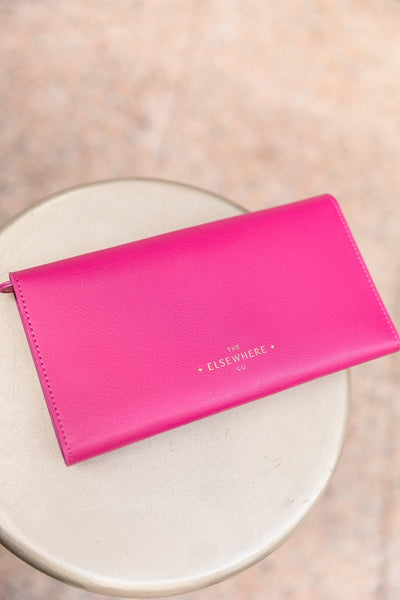Work to Play 5 Ways, Wallet & Wheat Chain Set | Paradise Pink