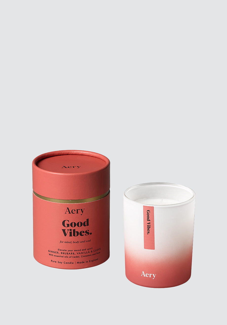Good Vibes Scented Candle | Ginger Rhubarb & Vanilla