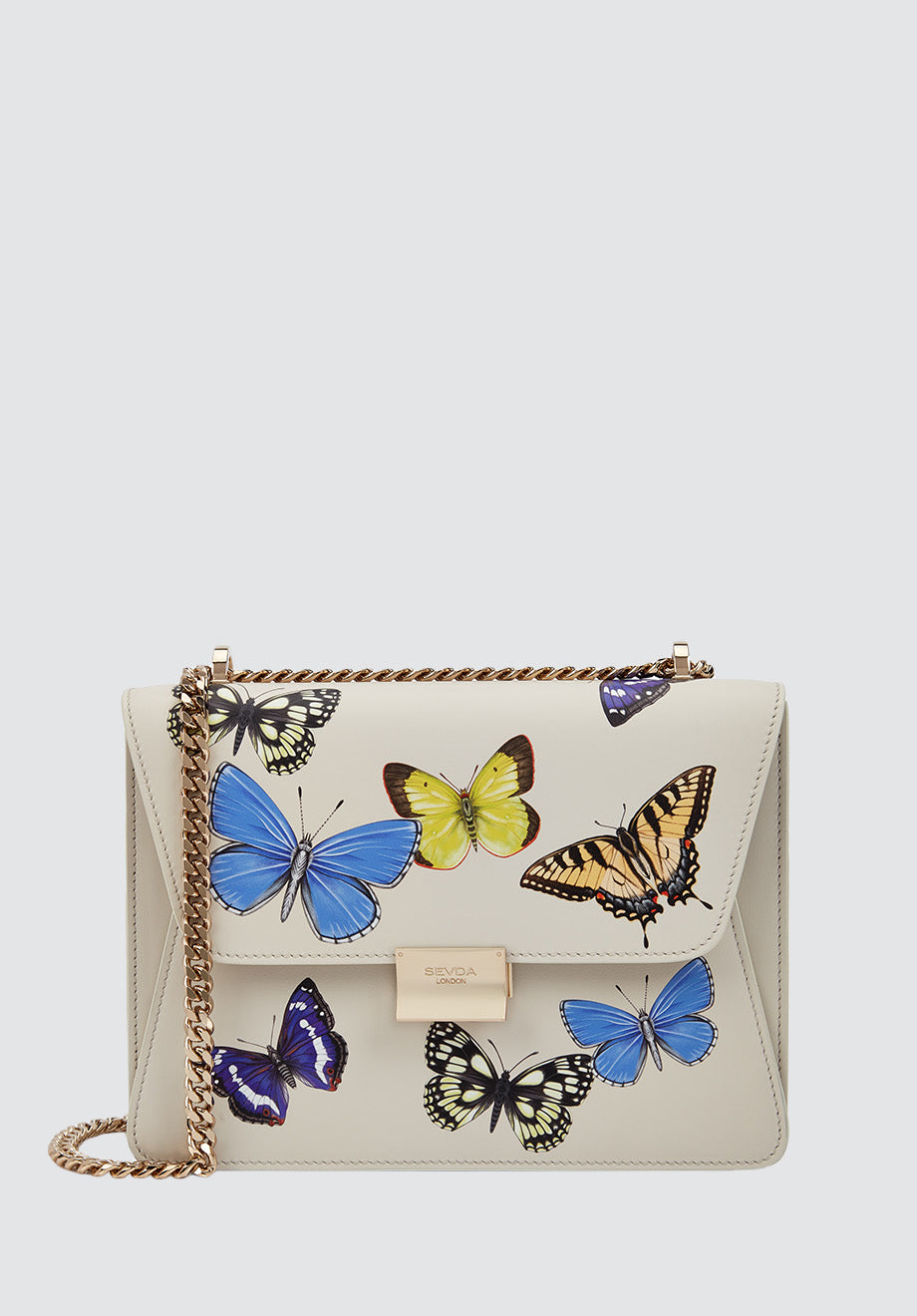 Kate Shoulder Bag | Off White Butterflies