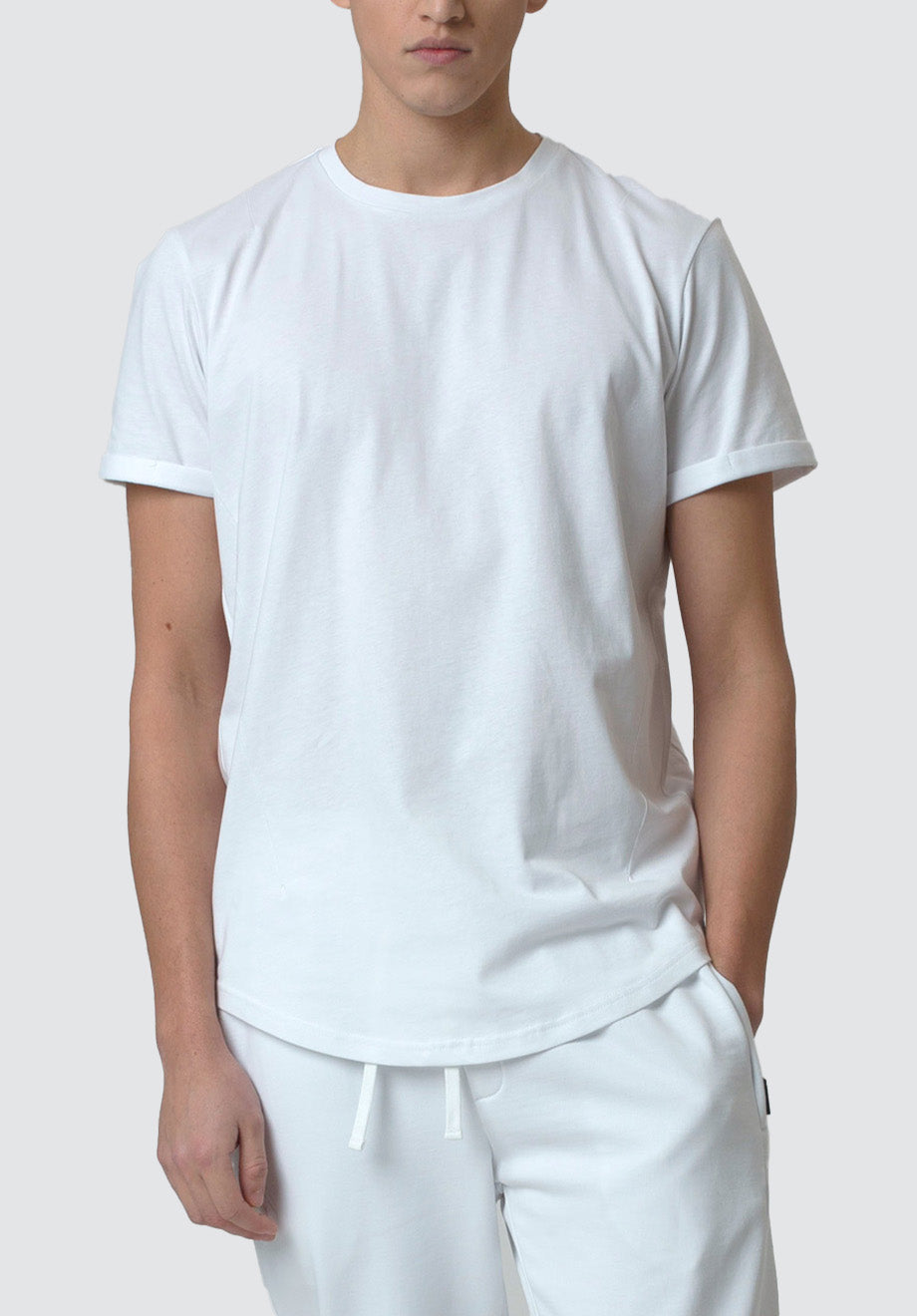 Men's Elongated T-Shirt | White