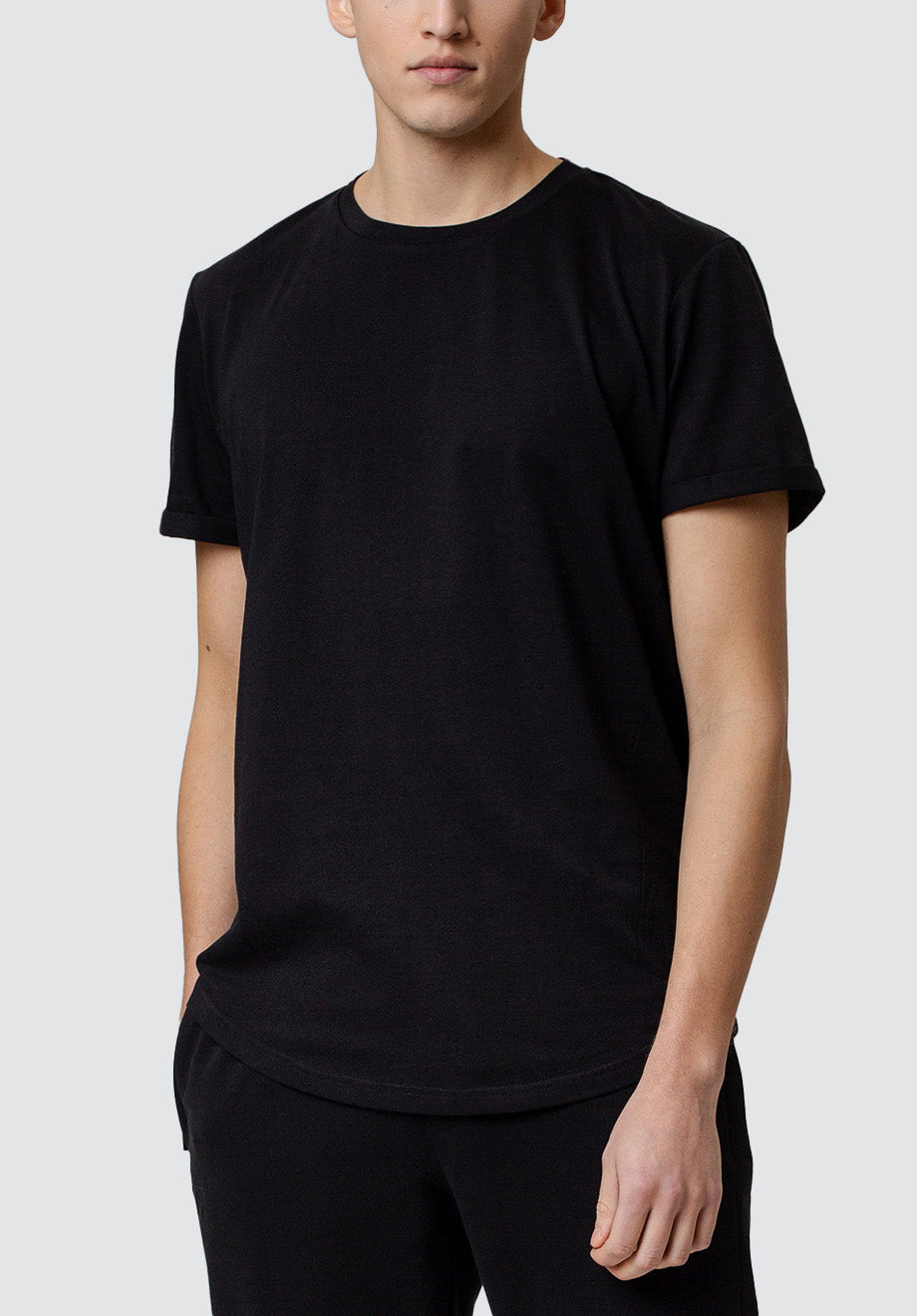 Men's Elongated T-Shirt | Black