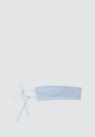 Linen Headband | Light Blue