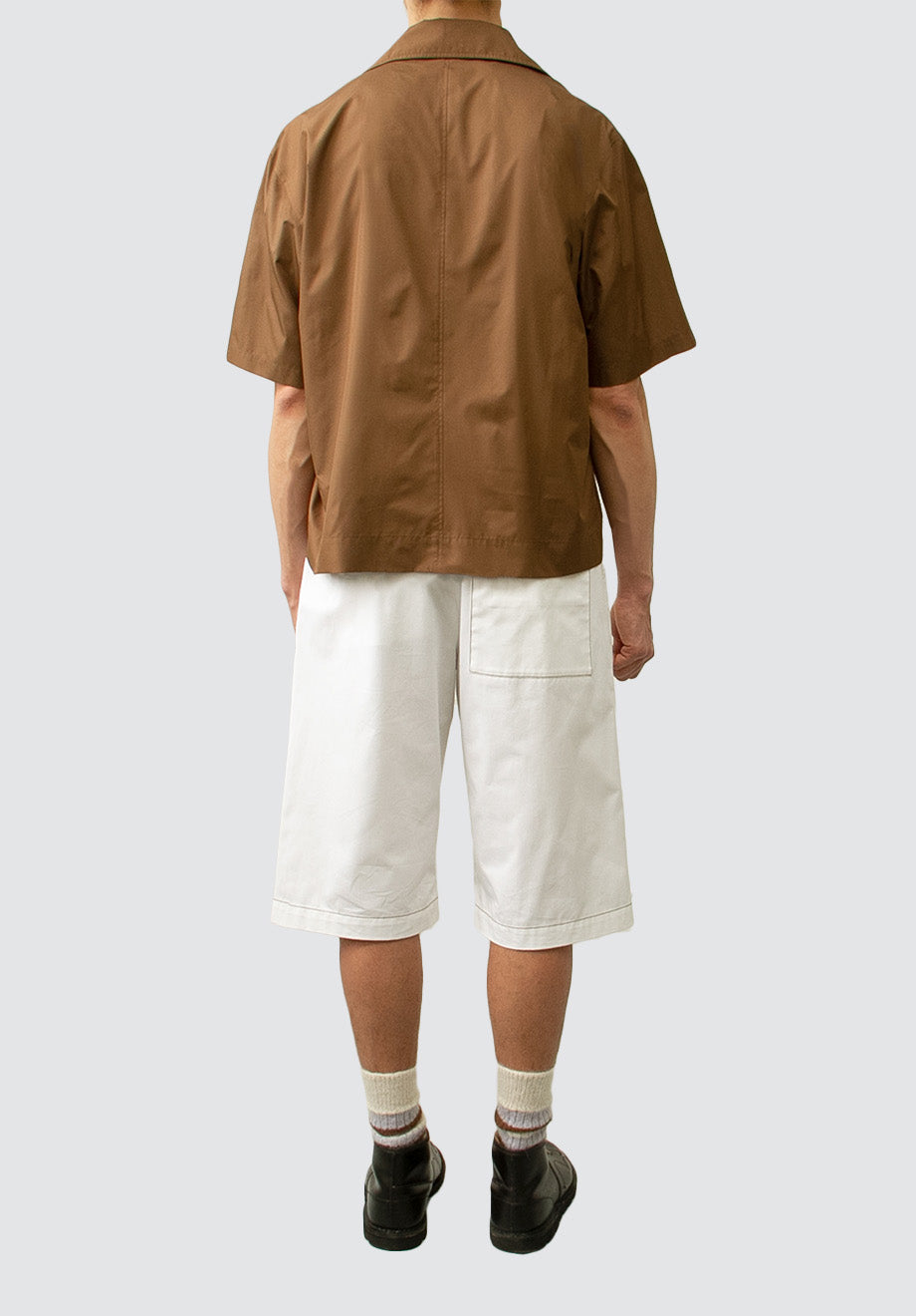 Half Zip Workwear Top | Brown