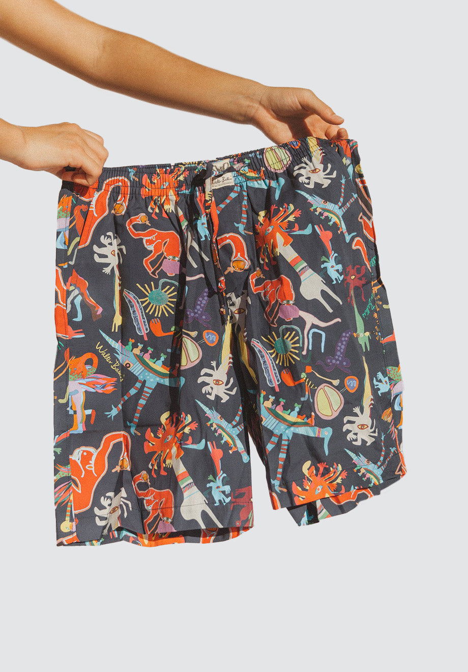 ‘Figures’ Navy Lounger Shorts