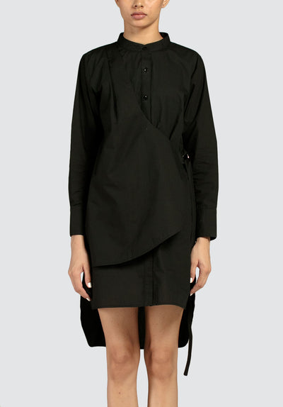Serena Shirt Dress | Black
