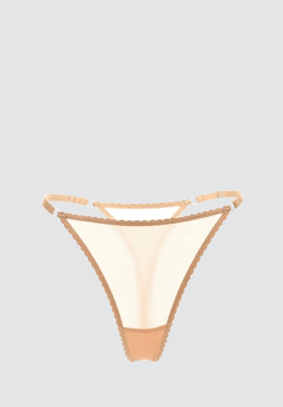 Iconic One Strap Thong | Nude