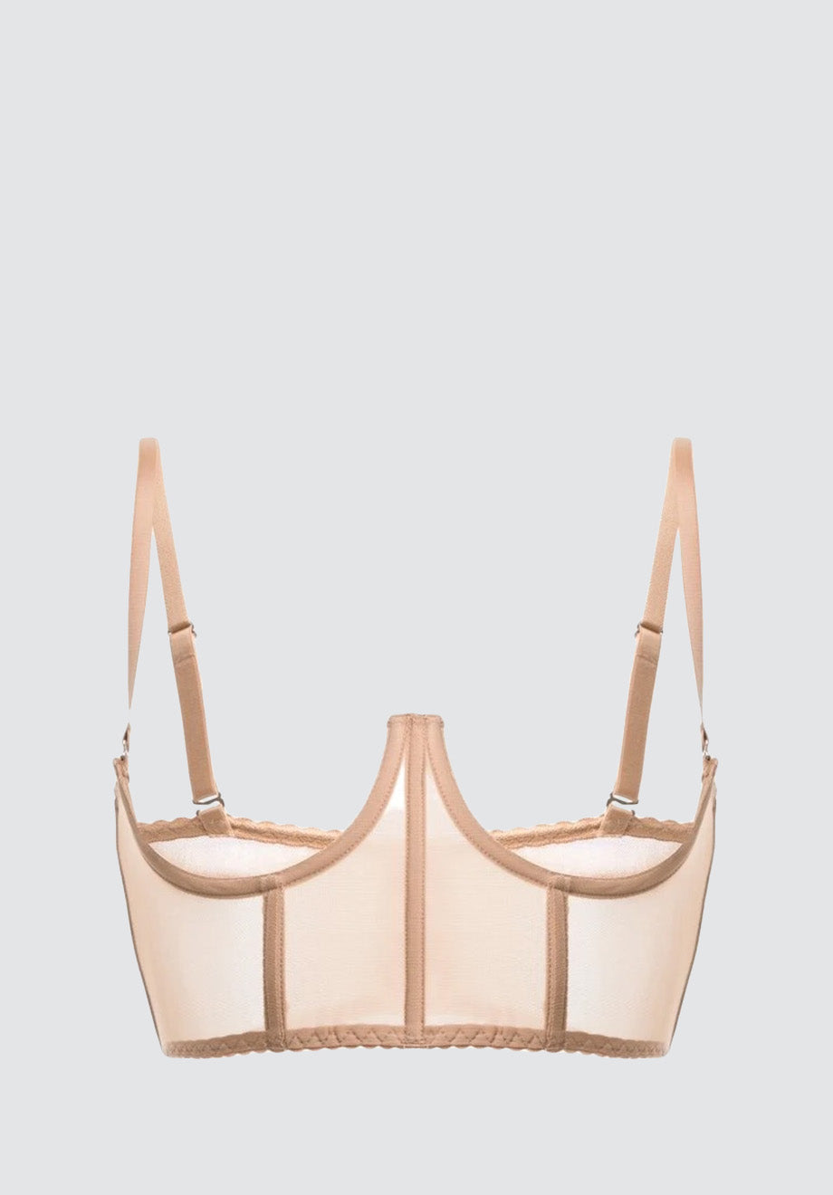 Iconic Open Bustier | Nude
