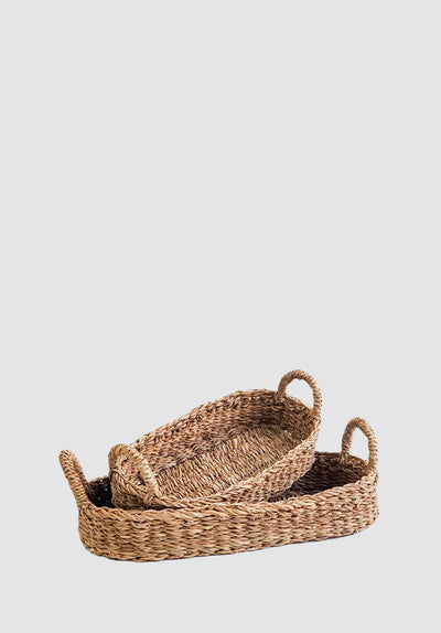 Savar Bread Basket with Natural Handle