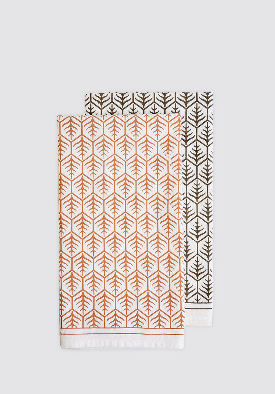 Hand Screen Printed Tea Towel | Set of 2