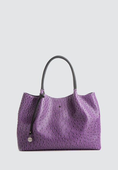 Naomi | Purple Vegan Leather Tote Bag