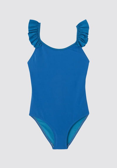One Piece Swimsuit for Girls | Royal Blue
