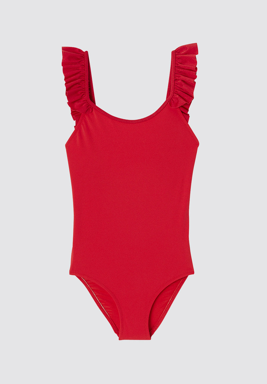 One Piece Swimsuit for Girls | Cherry Red