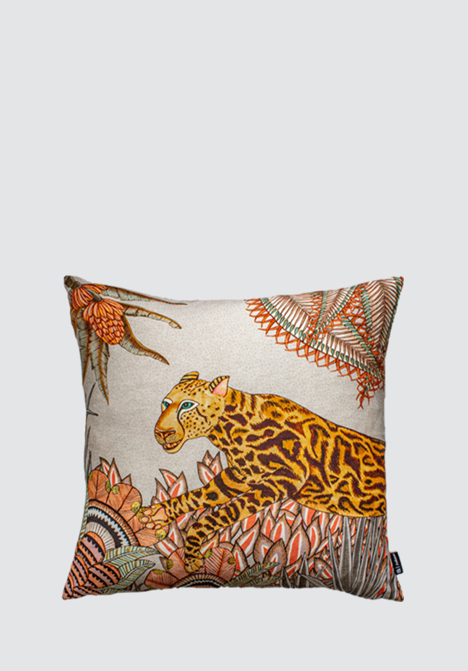 Cheetah Kings Forest | Magnolia Cotton Cushion Cover