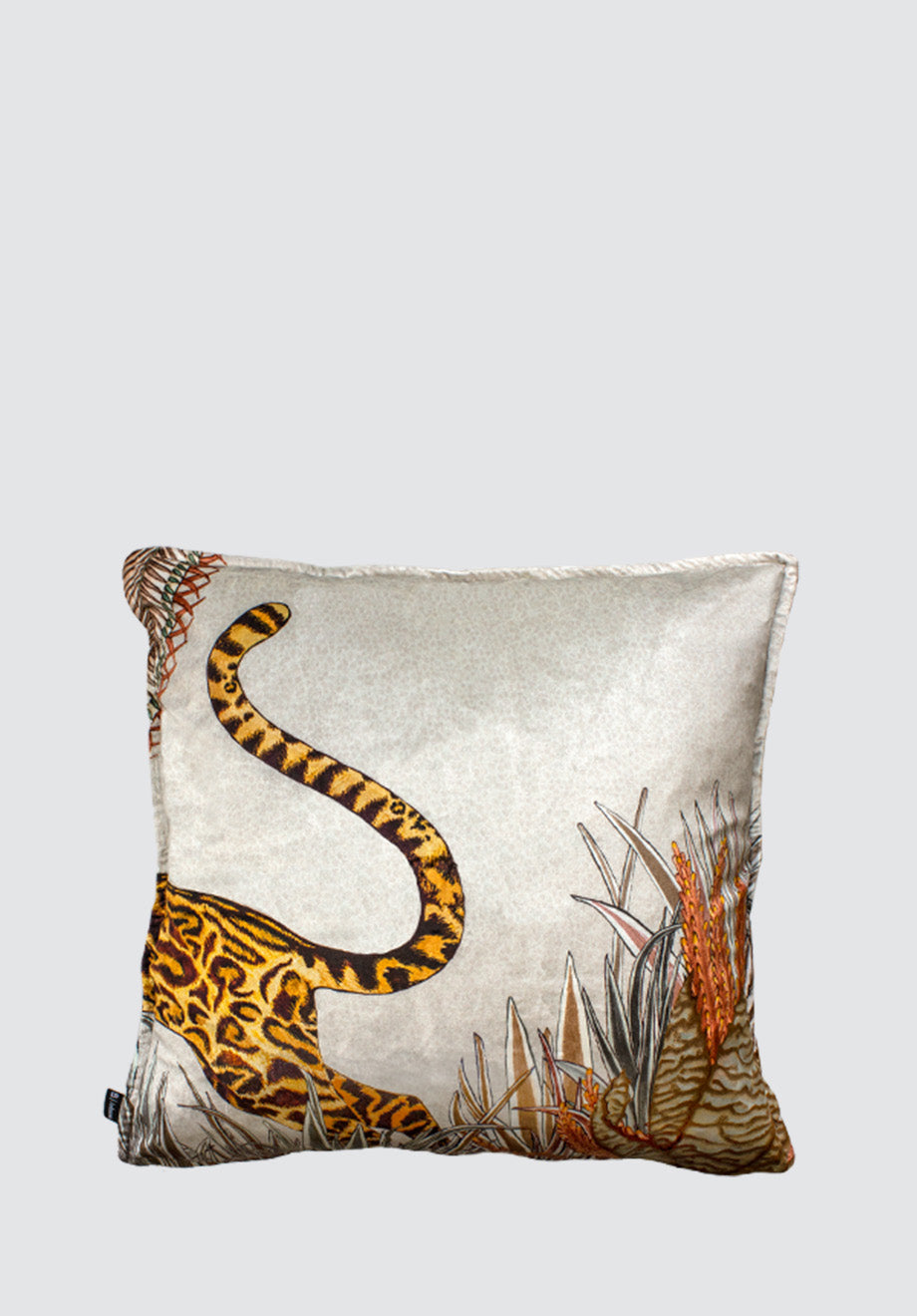 Cheetah Kings Forest | Magnolia Velvet Cushion Cover