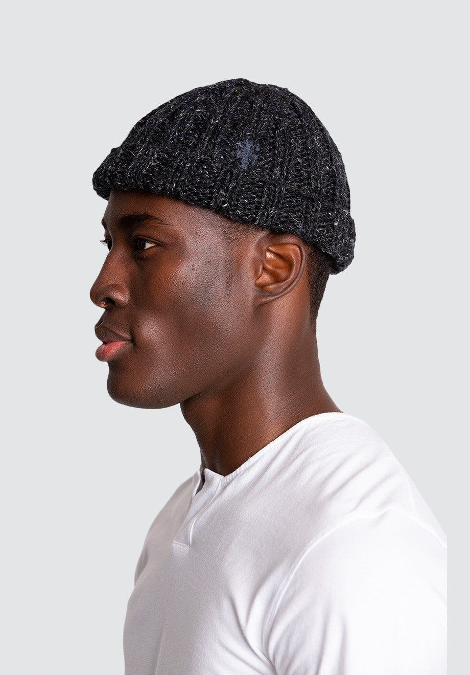 Wool and Linen Beanie | Black Beauty