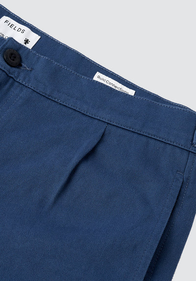 Relaxed Cotton Shorts | Dark Denim