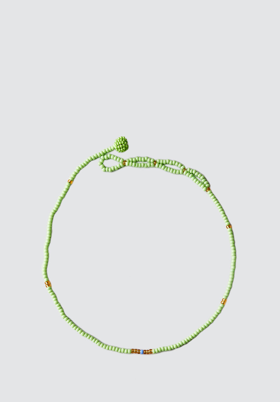 Beaded Necklace | Lime