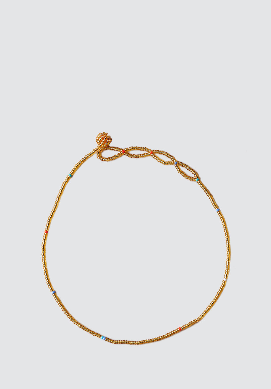 Beaded Necklace | Gold