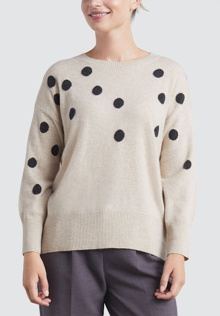 Easy Cashmere Sweatshirt | Birch/Flannel