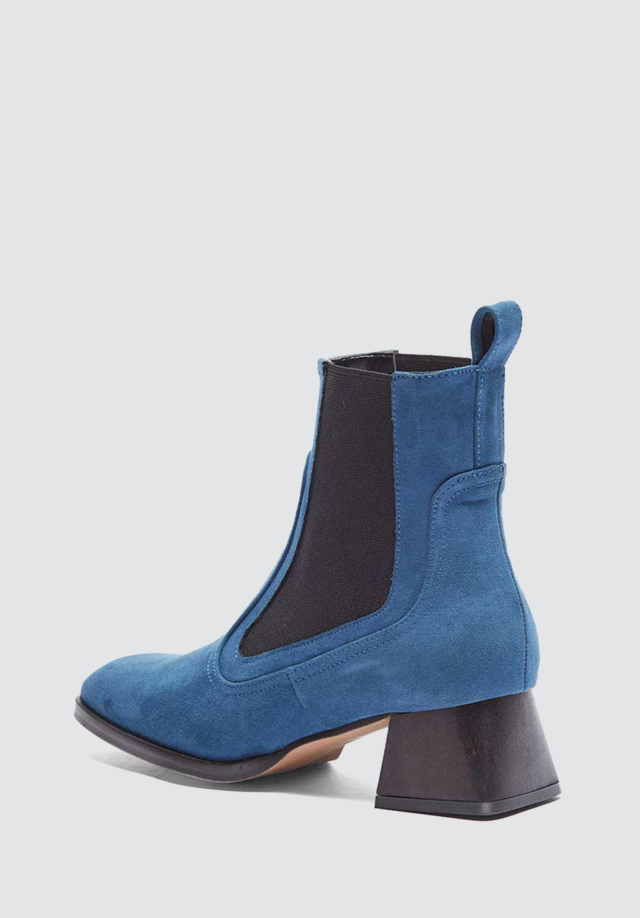 Lorena Suede Blue Vegan Boots
